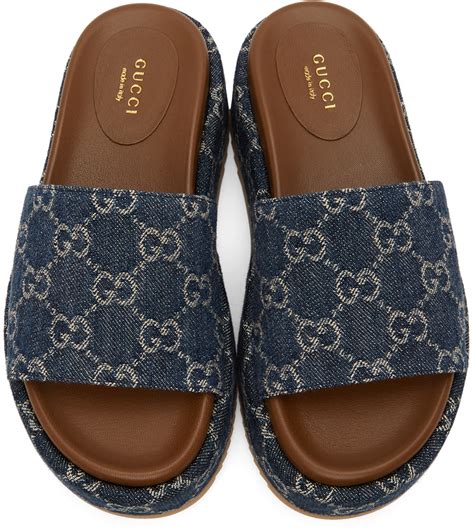 gucci baby blue sandals|latest style for Gucci sandals.